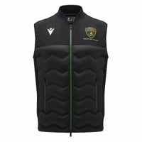 Lamborghini｜ランボルギーニ メンズ パデッドベスト｜ベスト｜ブラック