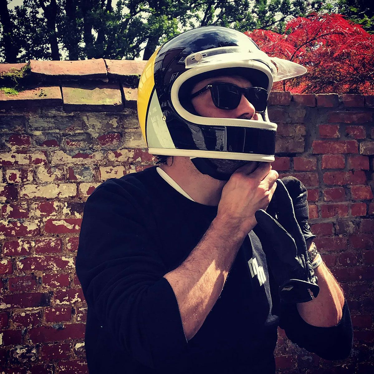 HEDON｜モトクロス ピーク｜シールド・ピーク｜使用イメージ