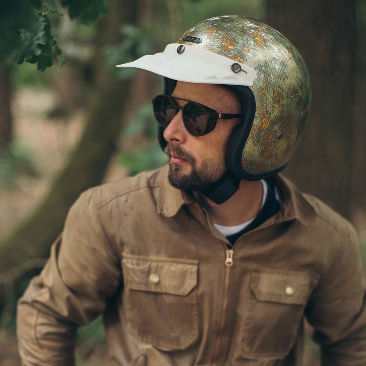 HEDON｜モトクロス ピーク｜シールド・ピーク｜使用イメージ