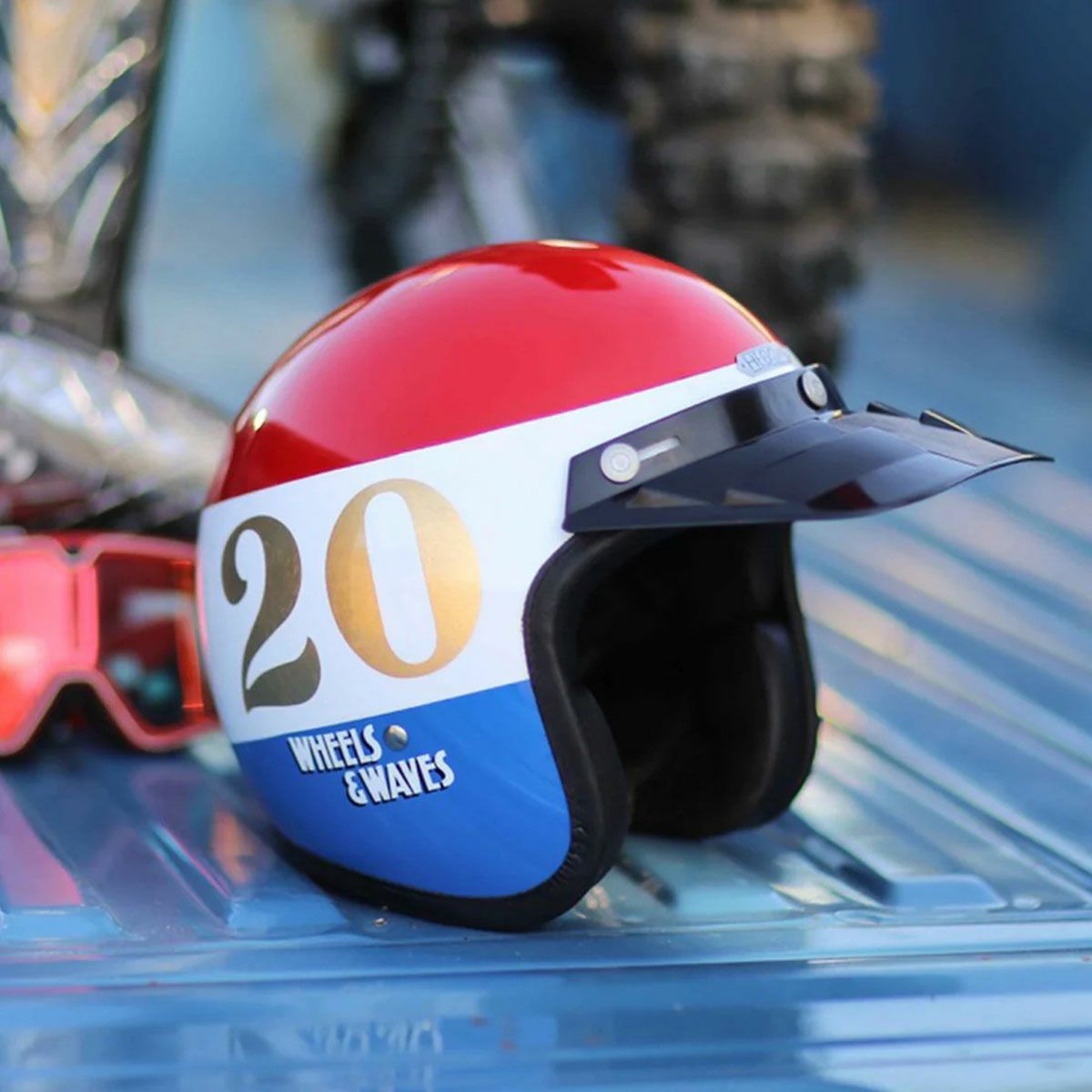 HEDON｜モトクロス ピーク｜シールド・ピーク｜使用イメージ