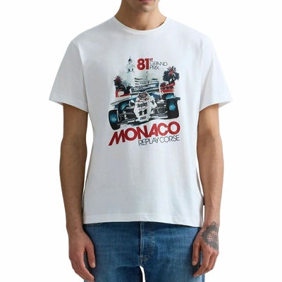REPLAY｜フォーミュラ1 グラフィック ジャージー Tシャツ｜トップス