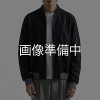 REPLAY｜ラムレザーボンバージャケット｜アウター｜ブラック