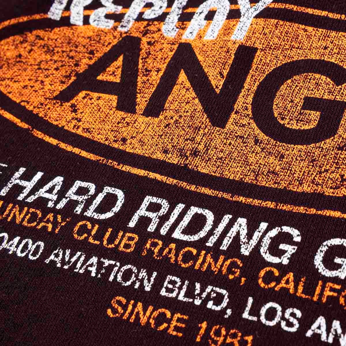 REPLAY｜オープンエンド ハンドドライ ジャージー ウィメンズ トップ｜トップス｜ブラック