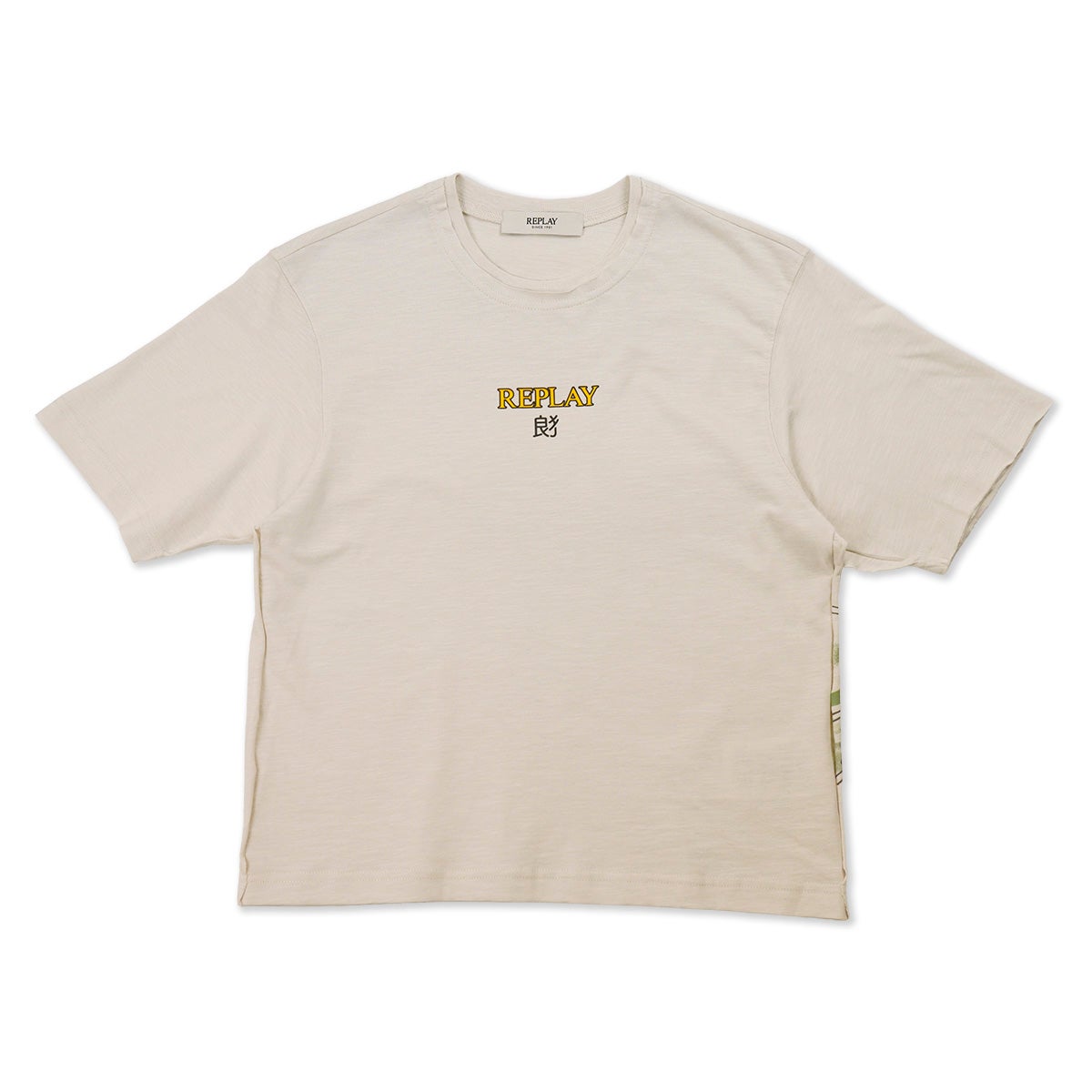 REPLAY｜リプレイ＆サンズ ボーイズ フロントプリントTシャツ｜トップス｜ペールグレーブラウン