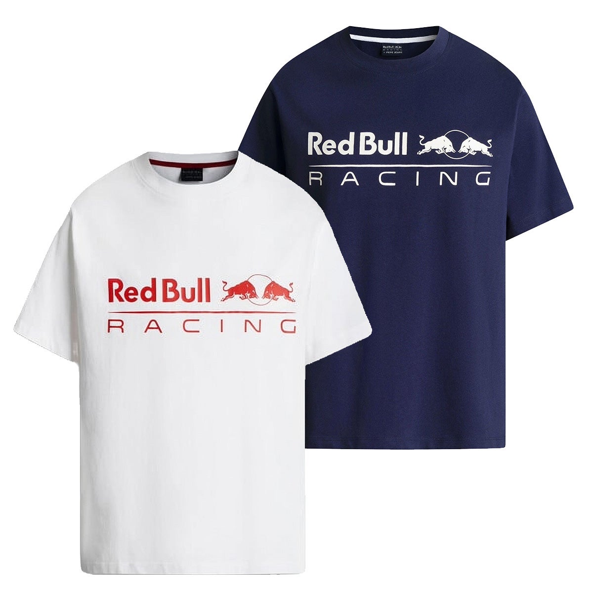 ぺぺ×レッドブル レギュラーフィット ロゴプリントTシャツ