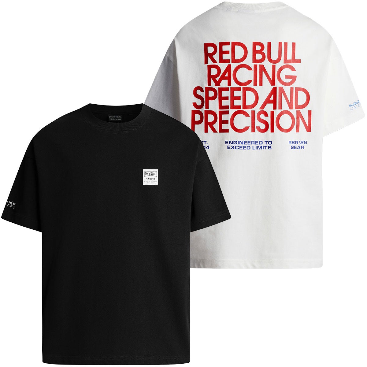 ぺぺ×レッドブル バックプリント ルーズフィット Tシャツ
