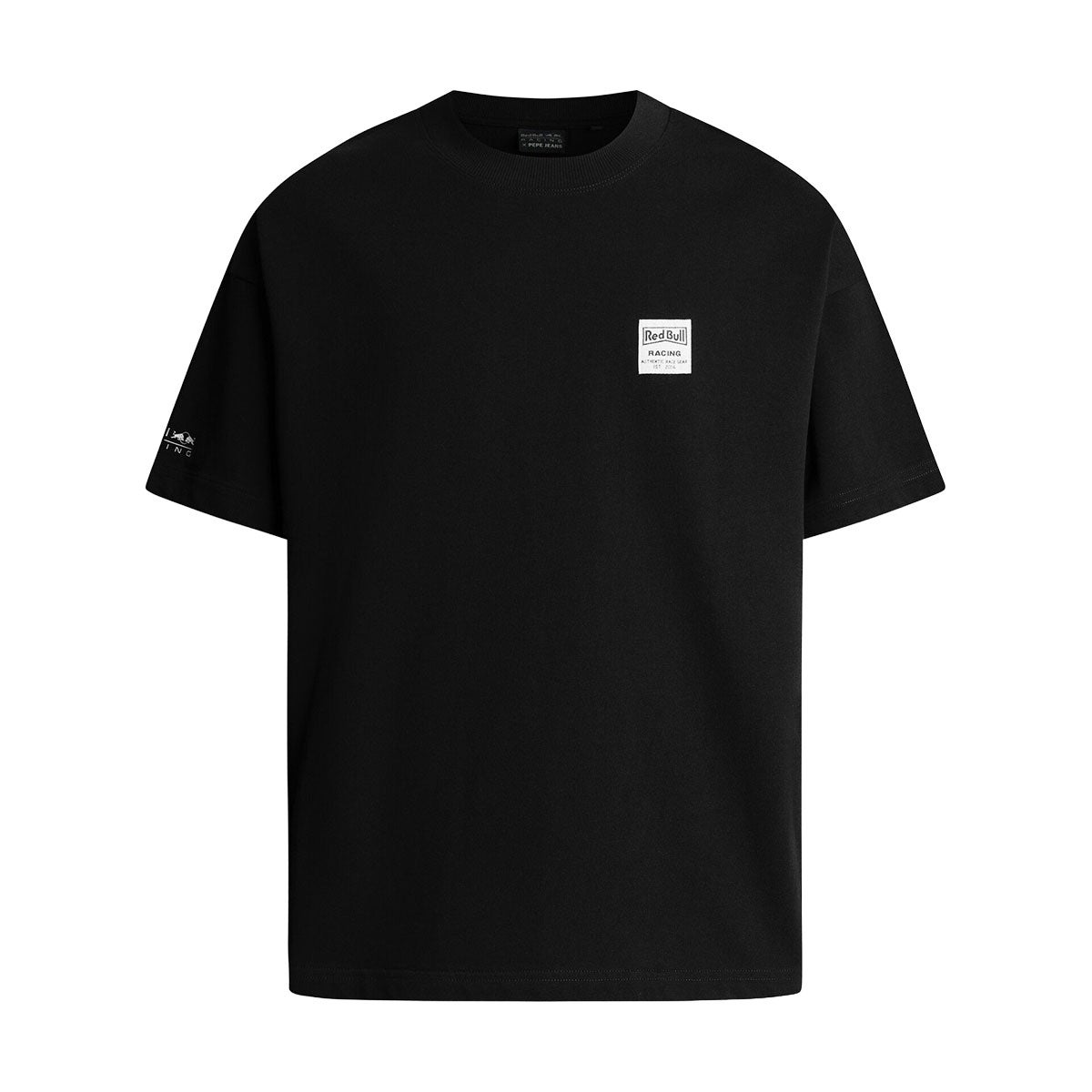 Pepe Jeans｜ぺぺ×レッドブル バックプリント ルーズフィットTシャツ｜ウェア｜ブラック