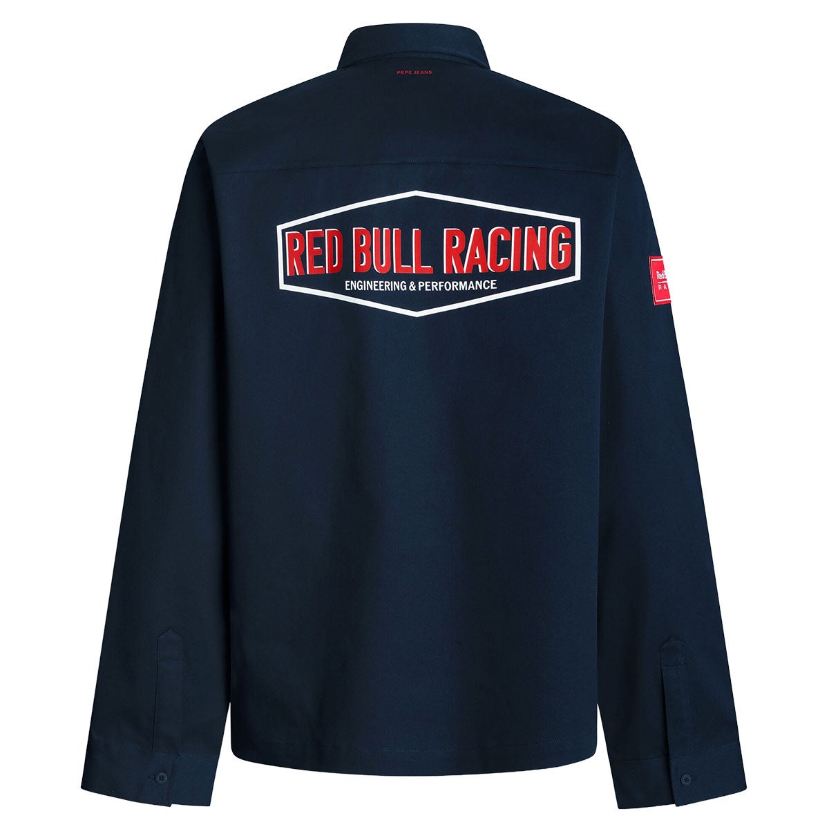 Pepe Jeans｜ぺぺ×レッドブル フィットツイル オーバーサイズシャツ｜ウェア｜ネイビー