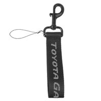 GR｜トヨタ ガズー レーシング ウーブン キーリング｜キーホルダー｜ブラック