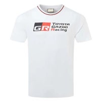 GR｜トヨタ ガズー レーシング メンズ ロゴ Tシャツ｜ウェア｜ホワイト