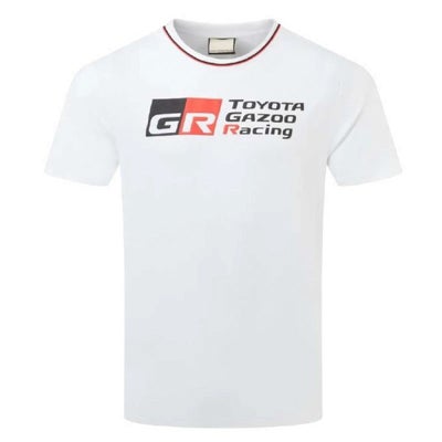 GR｜トヨタ ガズー レーシング メンズ ロゴ Tシャツ｜ウェア｜ホワイト