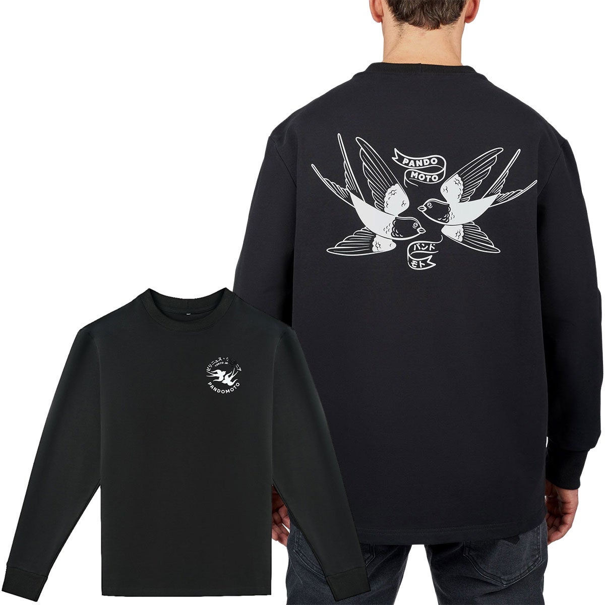 Pando Moto｜トミー トーキョー オーバーサイズ ロングスリーブ Tシャツ｜トップス