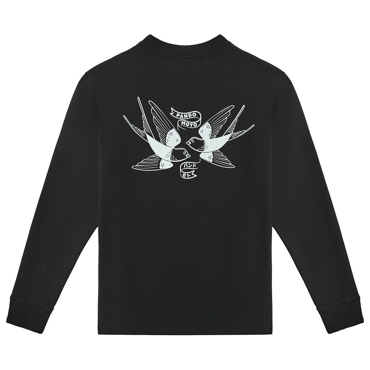 Pando Moto｜トミー トーキョー オーバーサイズ ロングスリーブ Tシャツ｜トップス｜ブラック