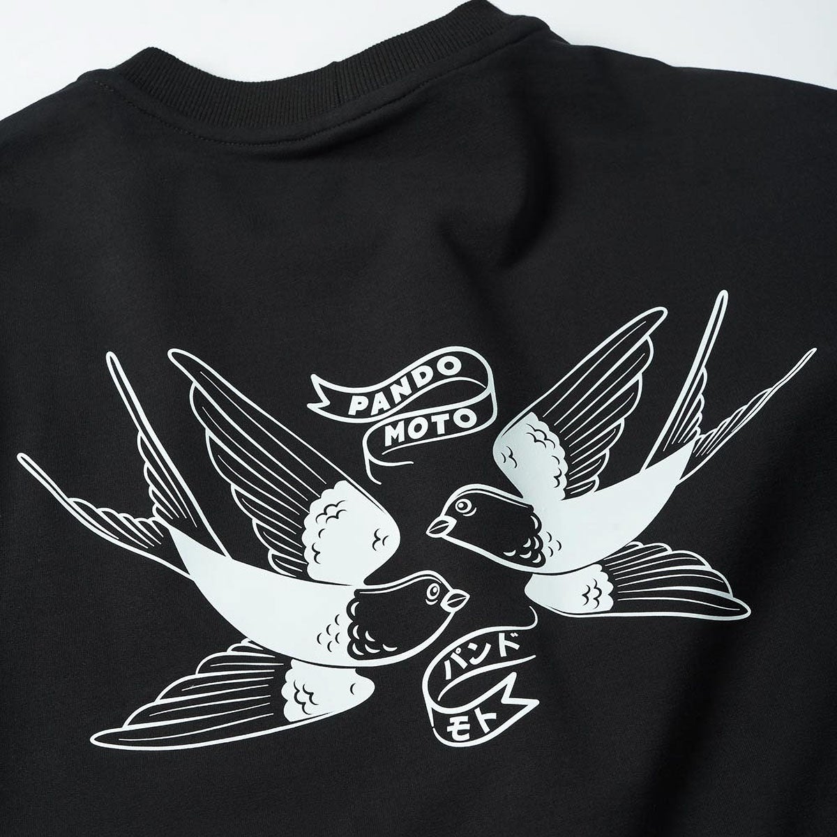 Pando Moto｜トミー トーキョー オーバーサイズ ロングスリーブ Tシャツ｜トップス｜ブラック