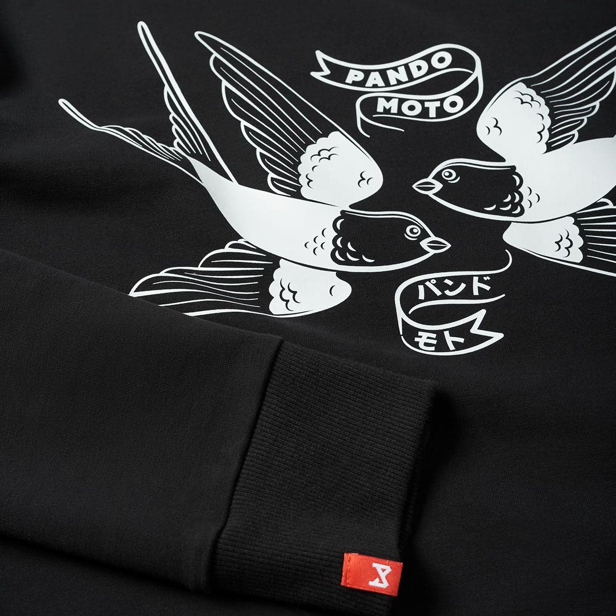 Pando Moto｜トミー トーキョー オーバーサイズ ロングスリーブ Tシャツ｜トップス｜ブラック