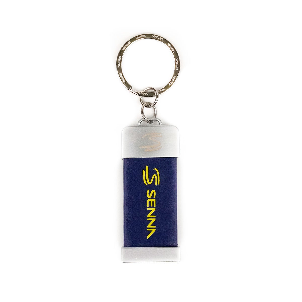 Ayrton Senna｜アイルトン・セナ レザー シグネチャー キーチェーン｜キーホルダー