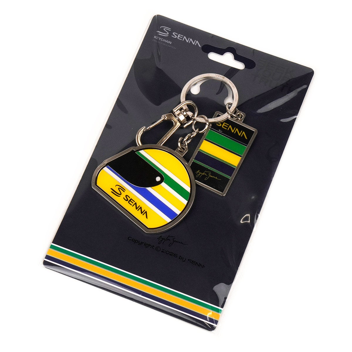 Ayrton Senna｜ アイルトン・セナ ヘルメット キーチェーン｜キーホルダー