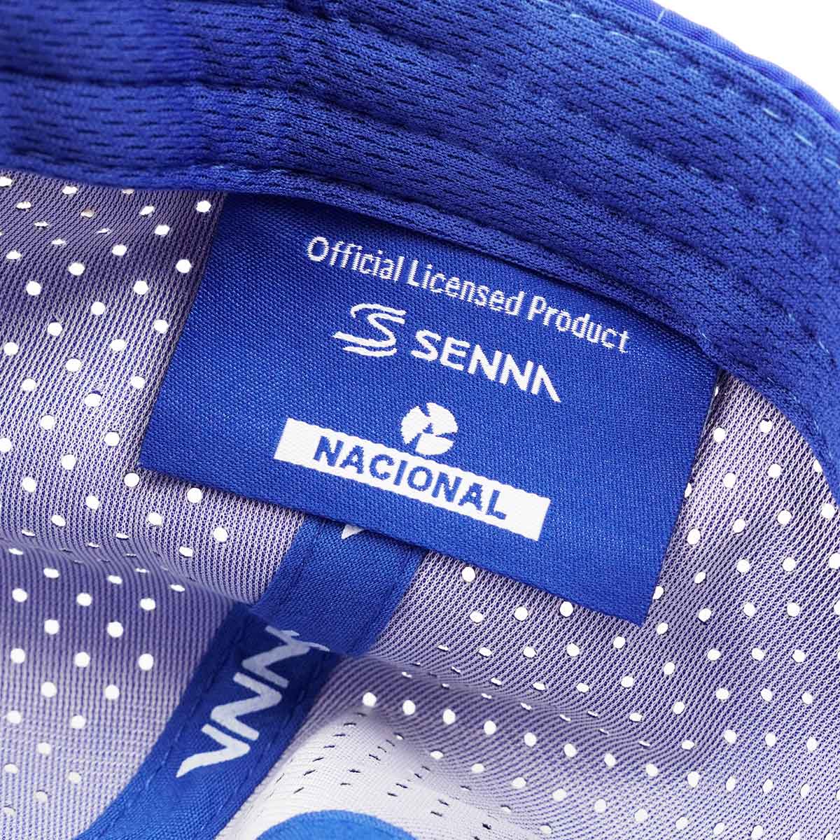 Ayrton Senna｜アイルトン・セナ レーザーカット パフォーマンス ナシオナル キャップ｜帽子｜ブルー
