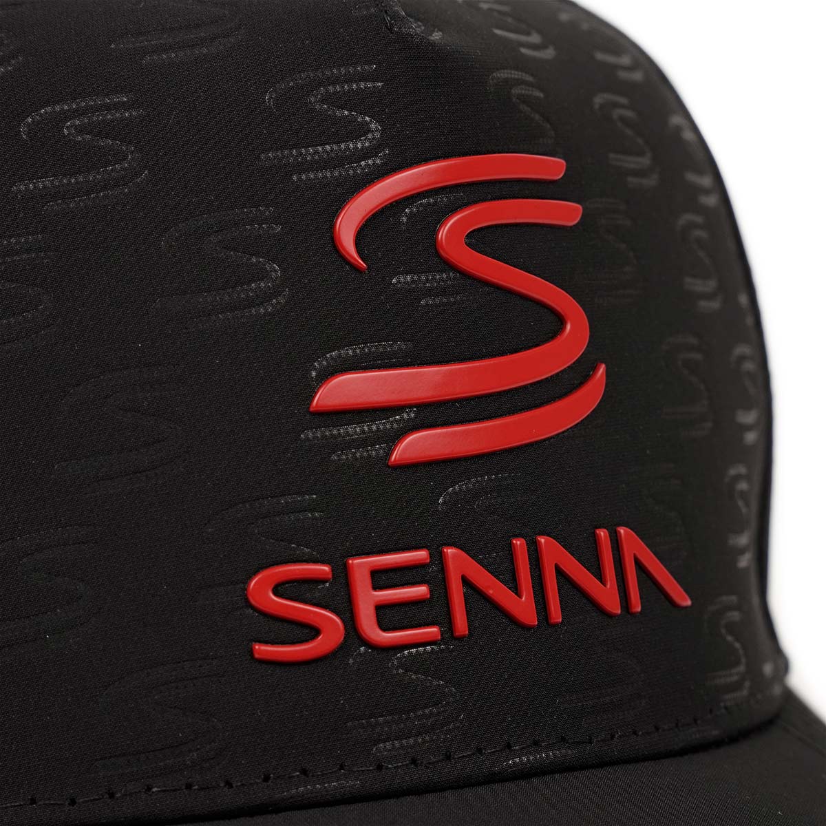Ayrton Senna｜アイルトン・セナ F1 デボスカーブドバイザー キャップ｜帽子｜ブラック