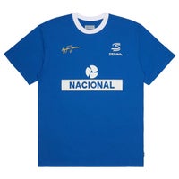 Ayrton Senna｜アイルトン・セナ ナシオナル リンガー Tシャツ｜ウェア｜ブルー