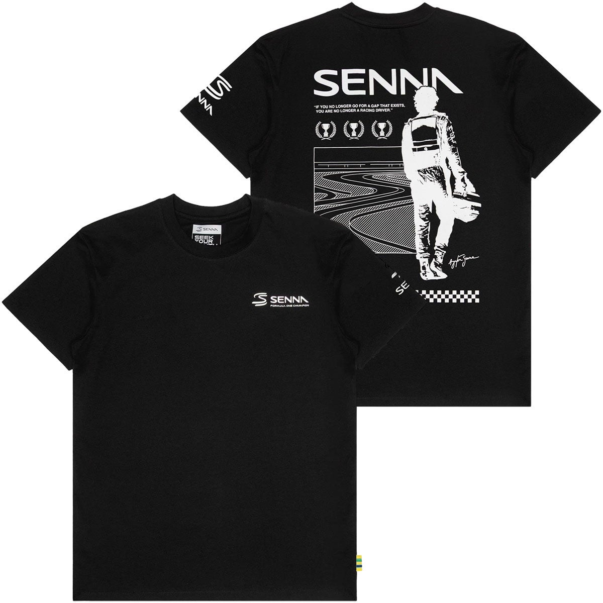 Ayrton Senna｜アイルトン・セナ ワールド チャンピオン Tシャツ｜ウェア