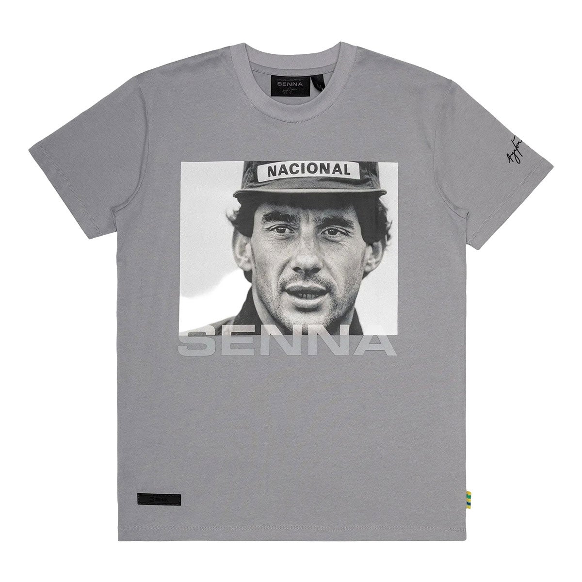 Ayrton Senna｜アイルトン・セナ アイコン Tシャツ｜ウェア｜グレー