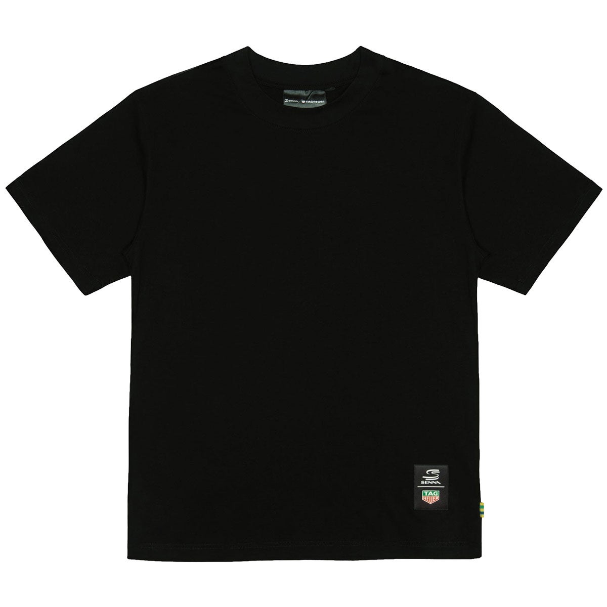 Ayrton Senna｜アイルトン・セナ タグ・ホイヤー オーバーサイズ デザインド トゥ ウィン Tシャツ｜ウェア｜ブラック