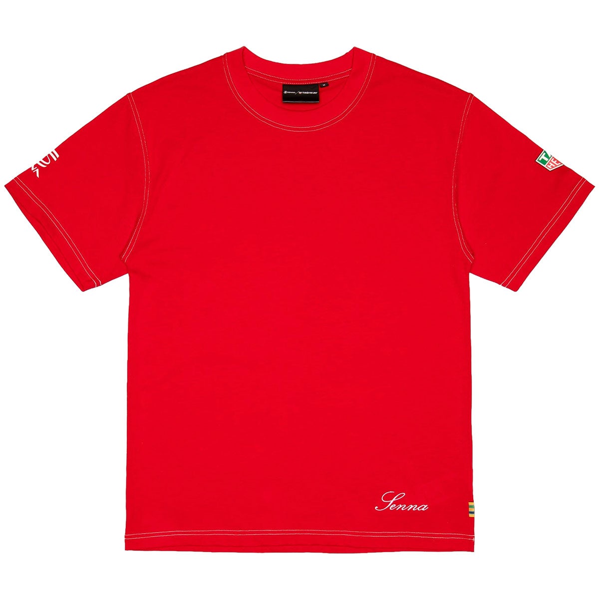 Ayrton Senna｜アイルトン・セナ×タグ・ホイヤー オーバーサイズ レーシング Tシャツ｜ウェア｜