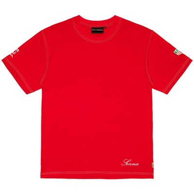 Ayrton Senna｜アイルトン・セナ×タグ・ホイヤー オーバーサイズ レーシング Tシャツ｜ウェア｜