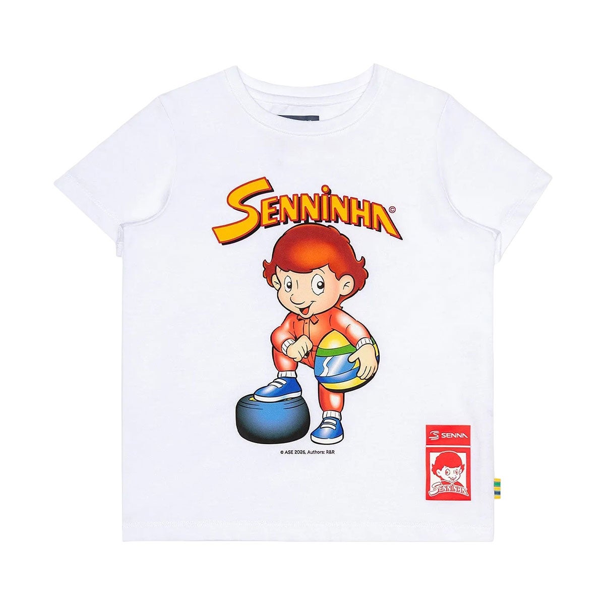 Ayrton Senna｜アイルトン・セナ セニーニャ フィギュア ジュニア Tシャツ｜ウェア