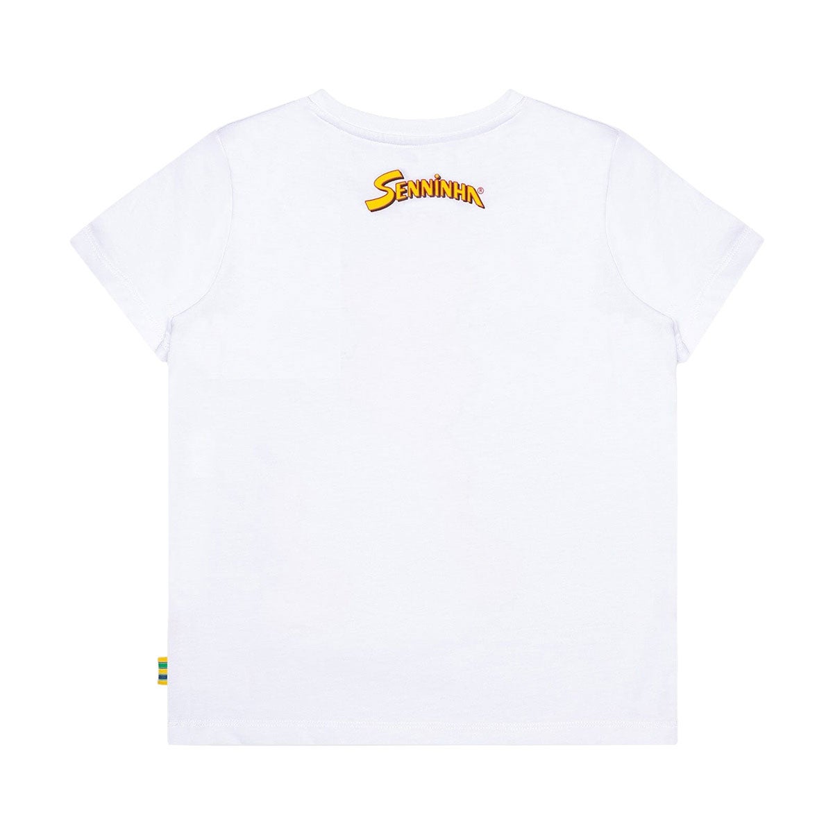 Ayrton Senna｜アイルトン・セナ セニーニャ フィギュア ジュニア Tシャツ｜ウェア｜ホワイト