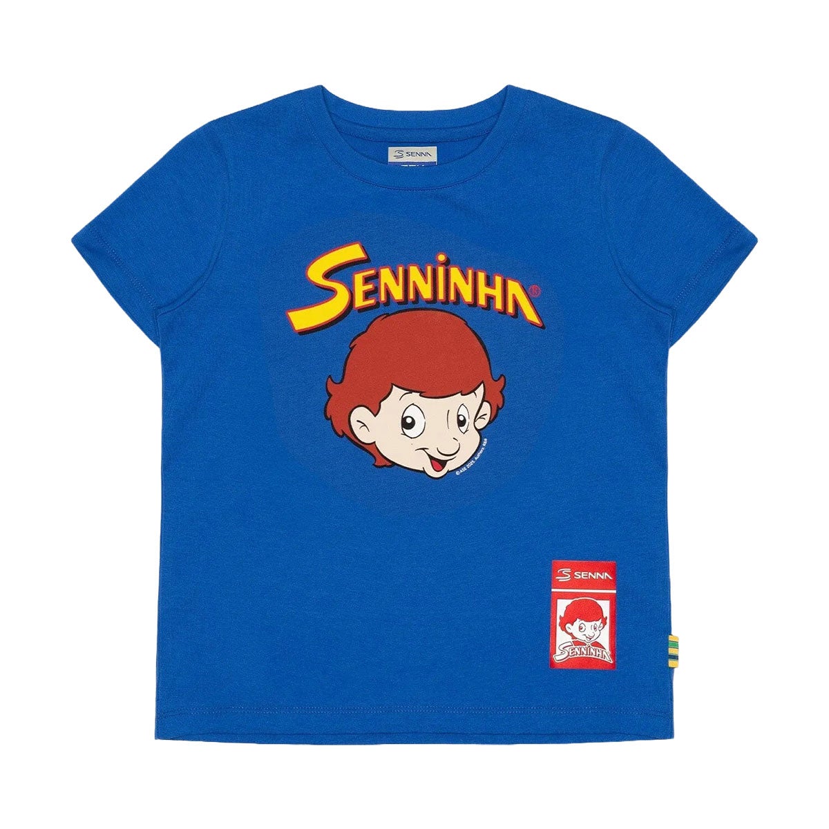 セニーニャ　アイルトン・セナ アイルトン・セナ セニーニャ フェイス ジュニア Tシャツ