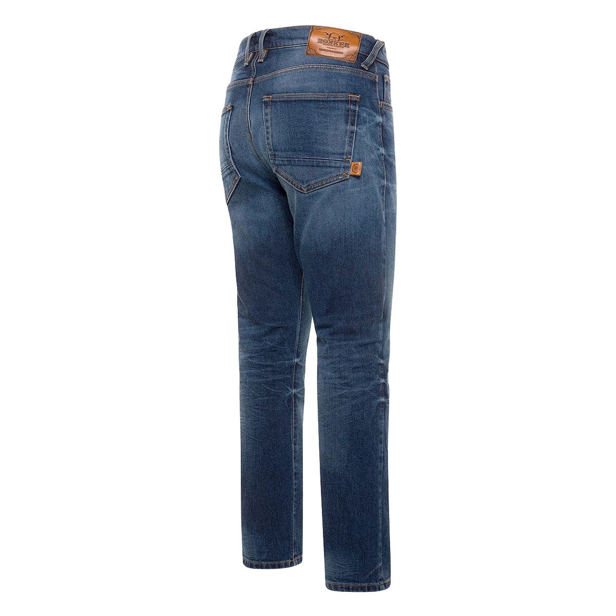 ROKKER｜ロッカーテック ストレート パンツ｜デニム｜ブルー