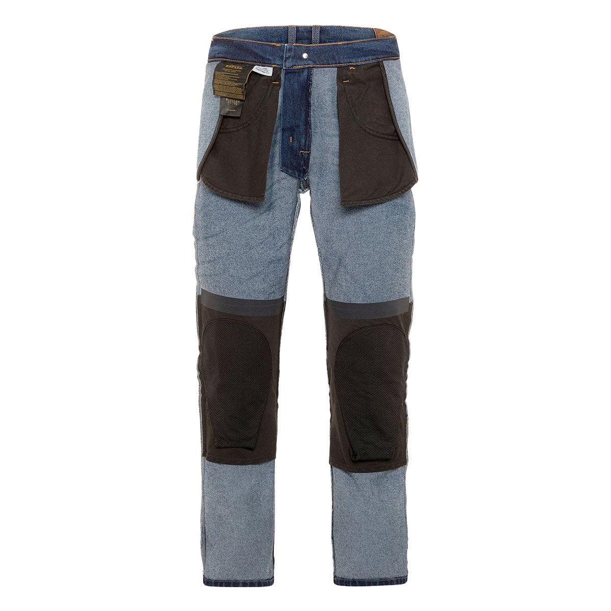 ROKKER｜ロッカーテック ストレート パンツ｜デニム｜ブルー