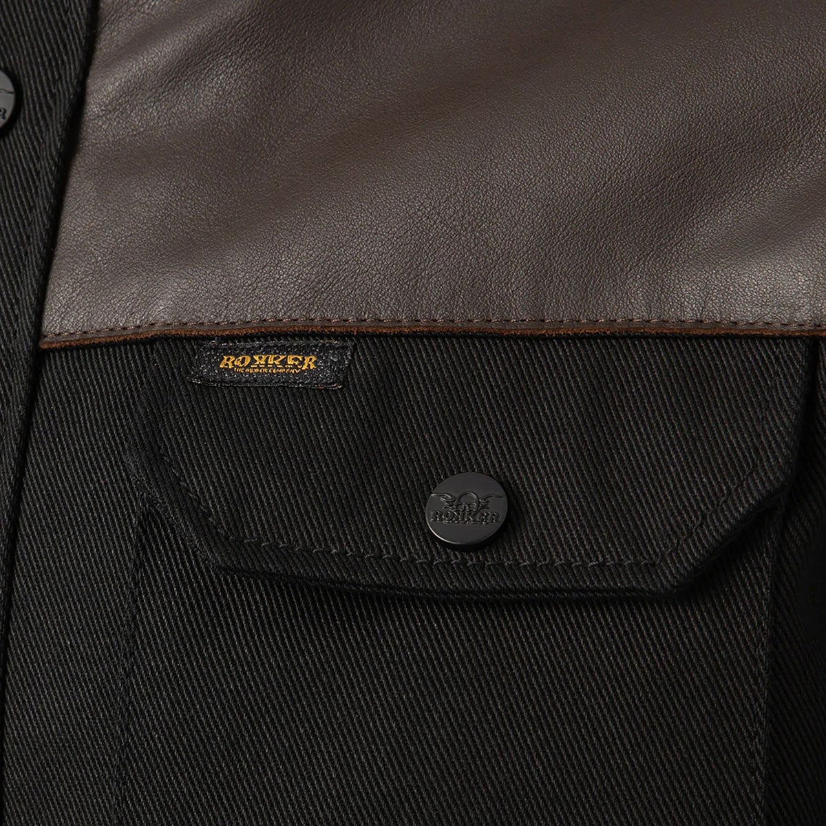 ROKKER｜ボーズマン ライダー シャツ｜トップス｜ブラック