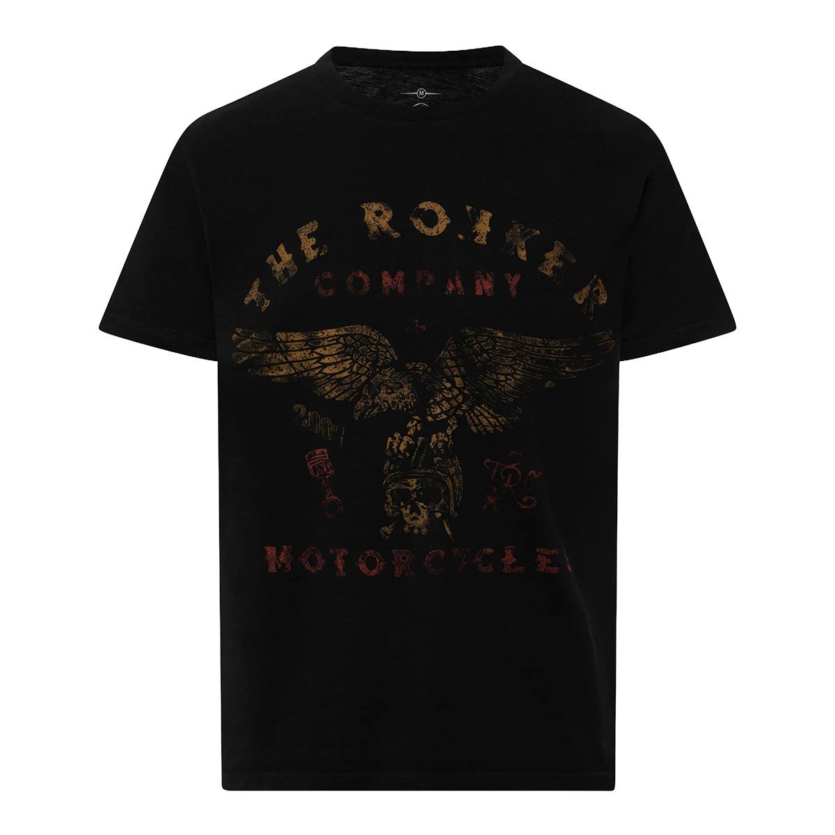 ROKKER｜ルーズ ヘッド メンズ Tシャツ｜トップス｜ブラック