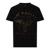 ROKKER｜ルーズ ヘッド メンズ Tシャツ｜トップス｜ブラック