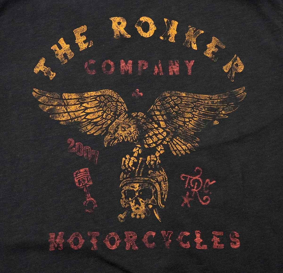 ROKKER｜ルーズ ヘッド メンズ Tシャツ｜トップス｜ブラック