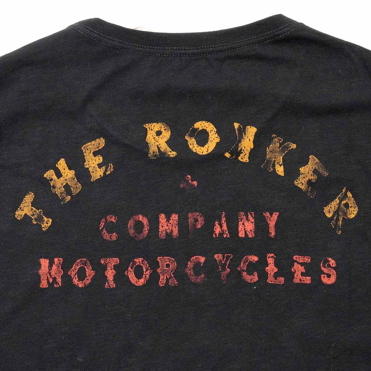 ROKKER｜ルーズ ヘッド メンズ Tシャツ｜トップス｜ブラック