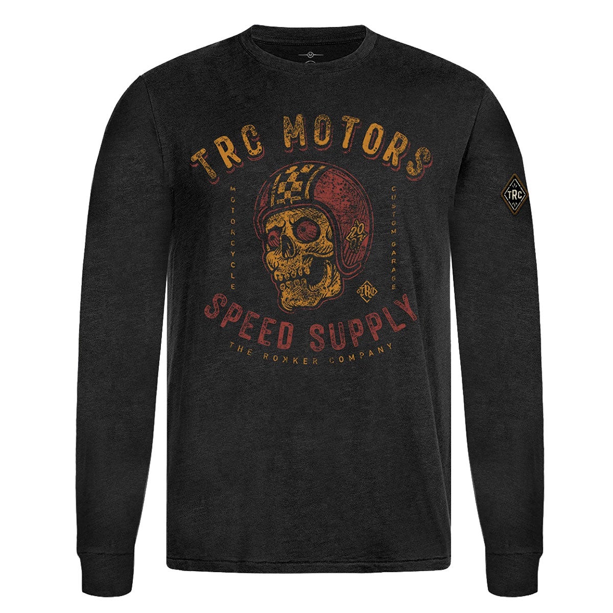 ROKKER｜スカル メンズ ロングスリーブ｜トップス｜ブラック
