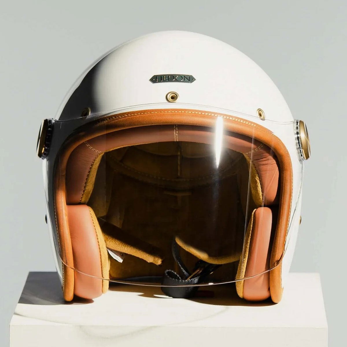 HEDON｜エピキュリスト 2.0 ナイトホワイト オープンフェイス ヘルメット｜ジェット｜ナイトホワイト