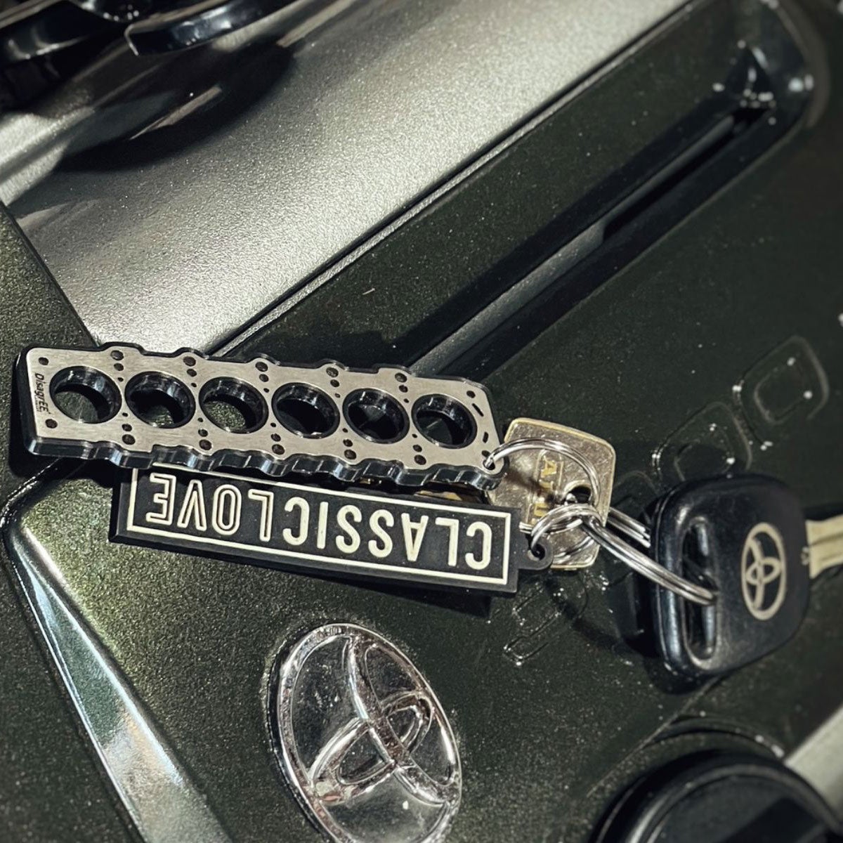 DisagrEE｜トヨタ 2JZ-GE/GTE ヘッドガスケット キーチェーン｜キーホルダー