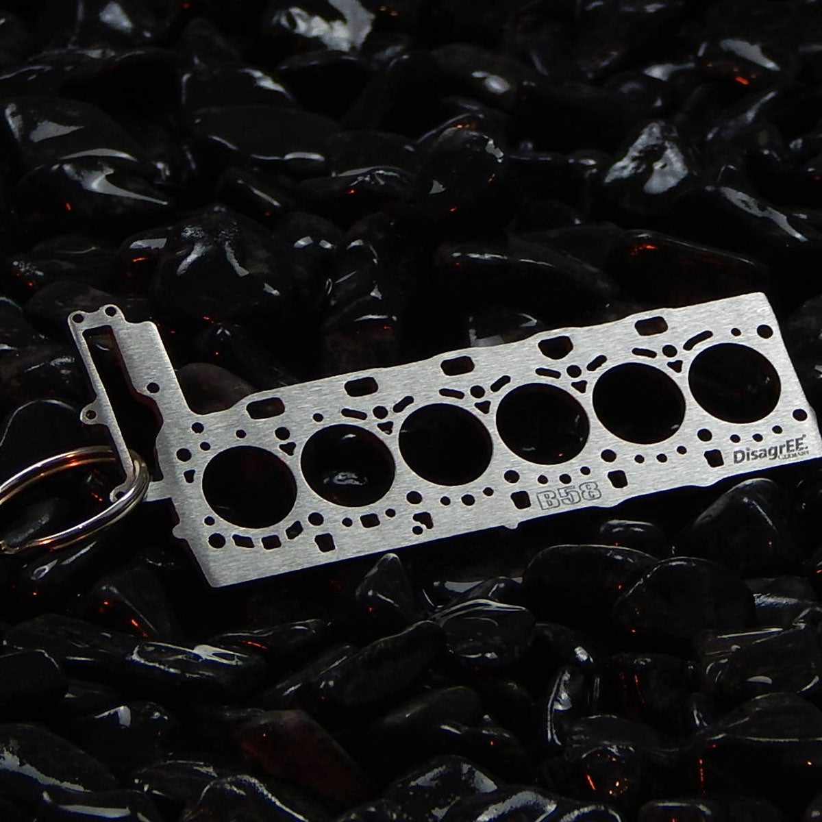 DisagrEE｜BMW B58 ヘッドガスケット キーチェーン｜キーホルダー