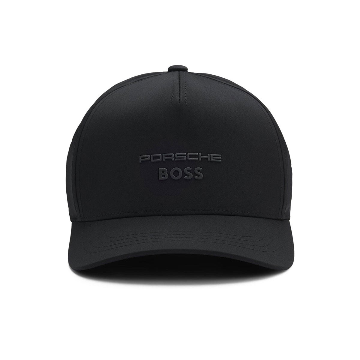 HUGO BOSS｜Porsche x BOSS ツイル キャップ ロゴディテール｜帽子｜ブラック