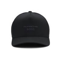 HUGO BOSS｜Porsche x BOSS ツイル キャップ ロゴディテール｜帽子｜ブラック