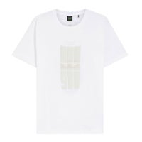 HUGO BOSS｜Porsche x BOSS シルケットコットン Tシャツ リフレクターグラフィック｜ウェア｜ホワイト