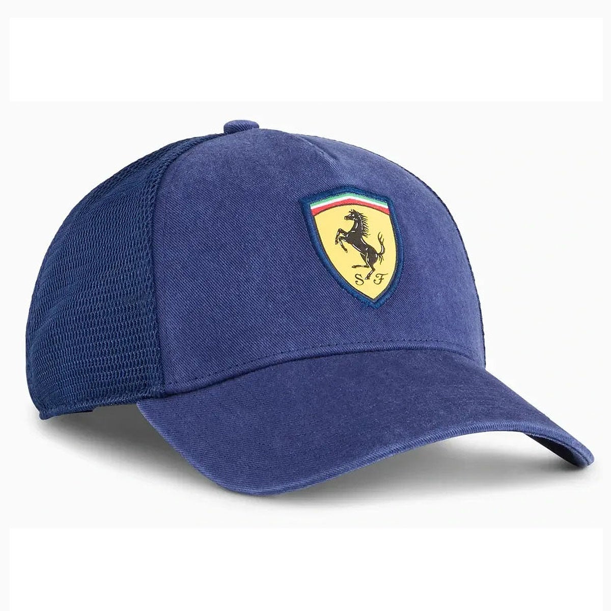 Ferrari｜スクーデリア フェラーリ トラッカー キャップ｜帽子｜ペルシャンブルー