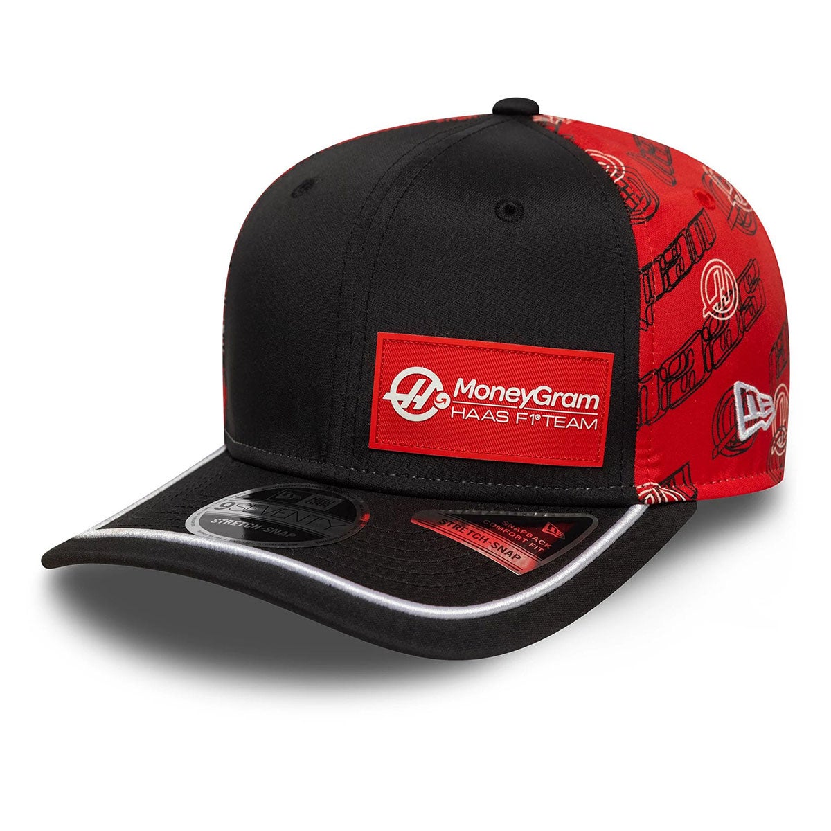 Haas F1 Team｜ハース F1 チーム New Era 9SEVENTY ジャパン ストレッチス スナップ キャップ｜帽子