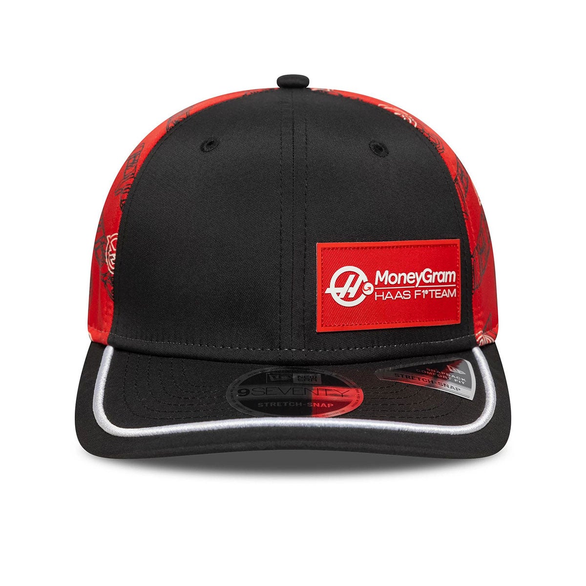 Haas F1 Team｜ハース F1 チーム New Era 9SEVENTY ジャパン ストレッチス スナップ キャップ｜帽子｜ブラック