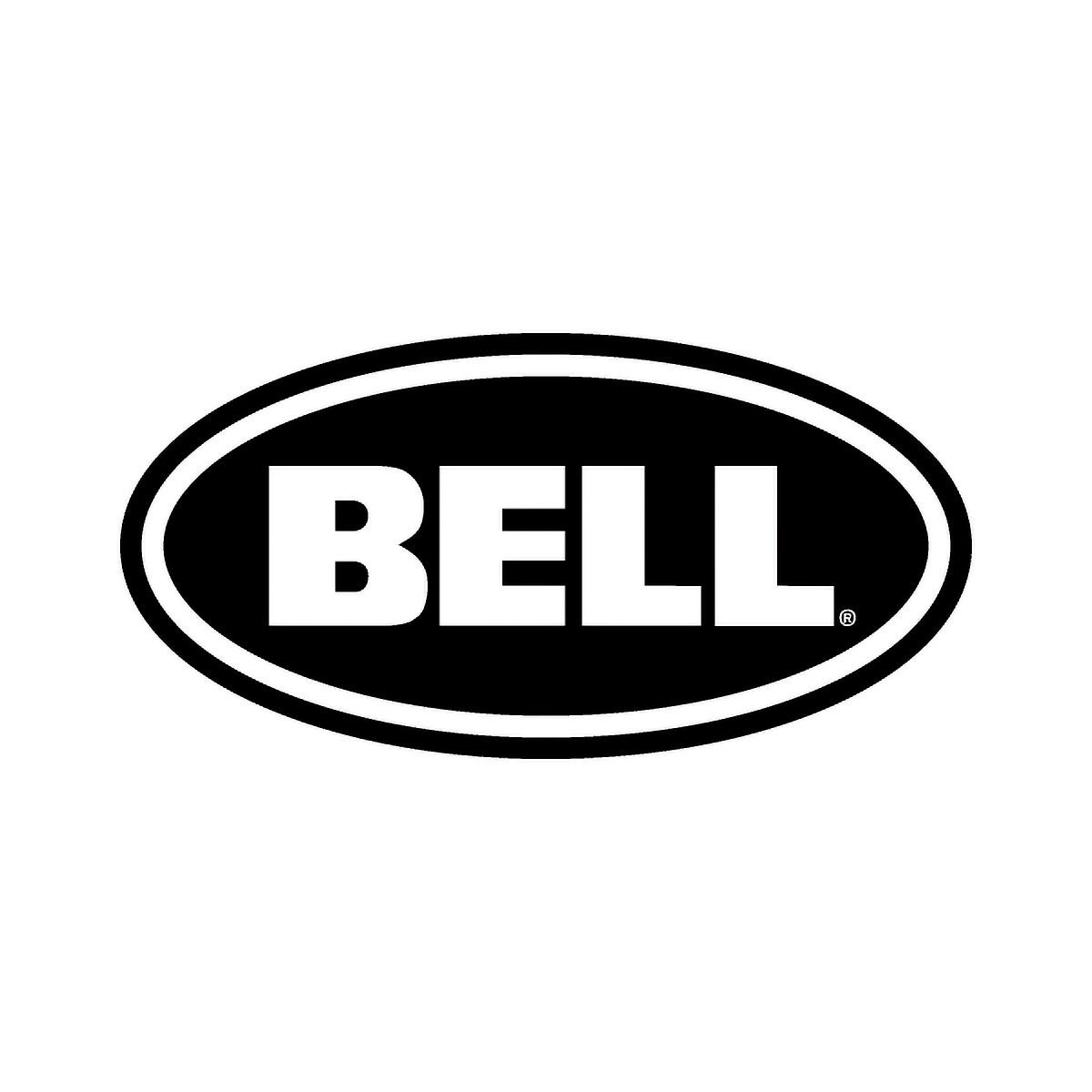 BELL｜抜き文字ステッカー ブラック 80mm｜ステッカー
